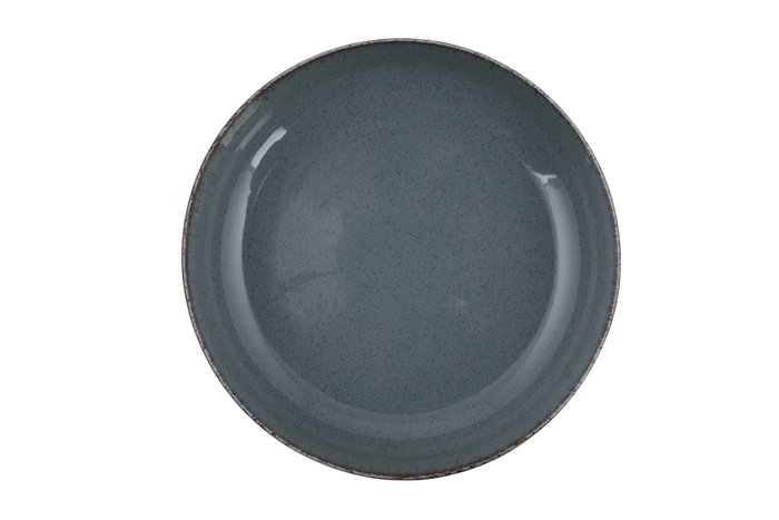 Hermia MOD24Y2730P01 Vajilla de Porcelana Azul 24 Piezas